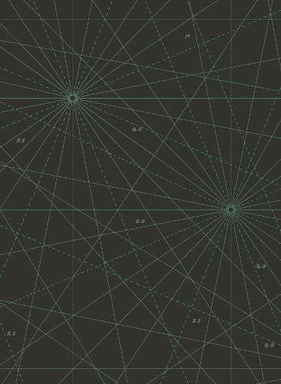 Wandbild Chart - Stable Green