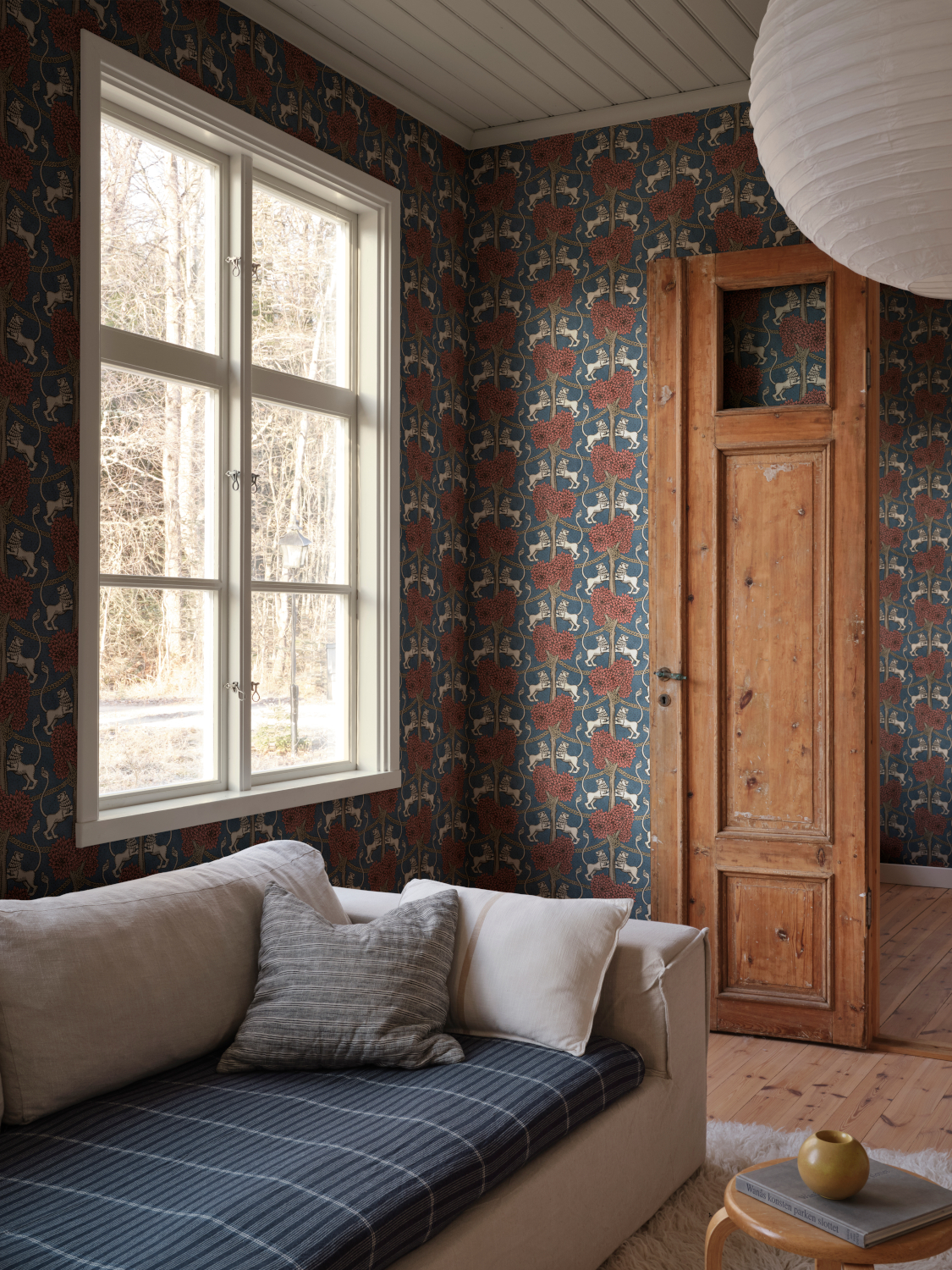 Wandbild Leopold - Blue