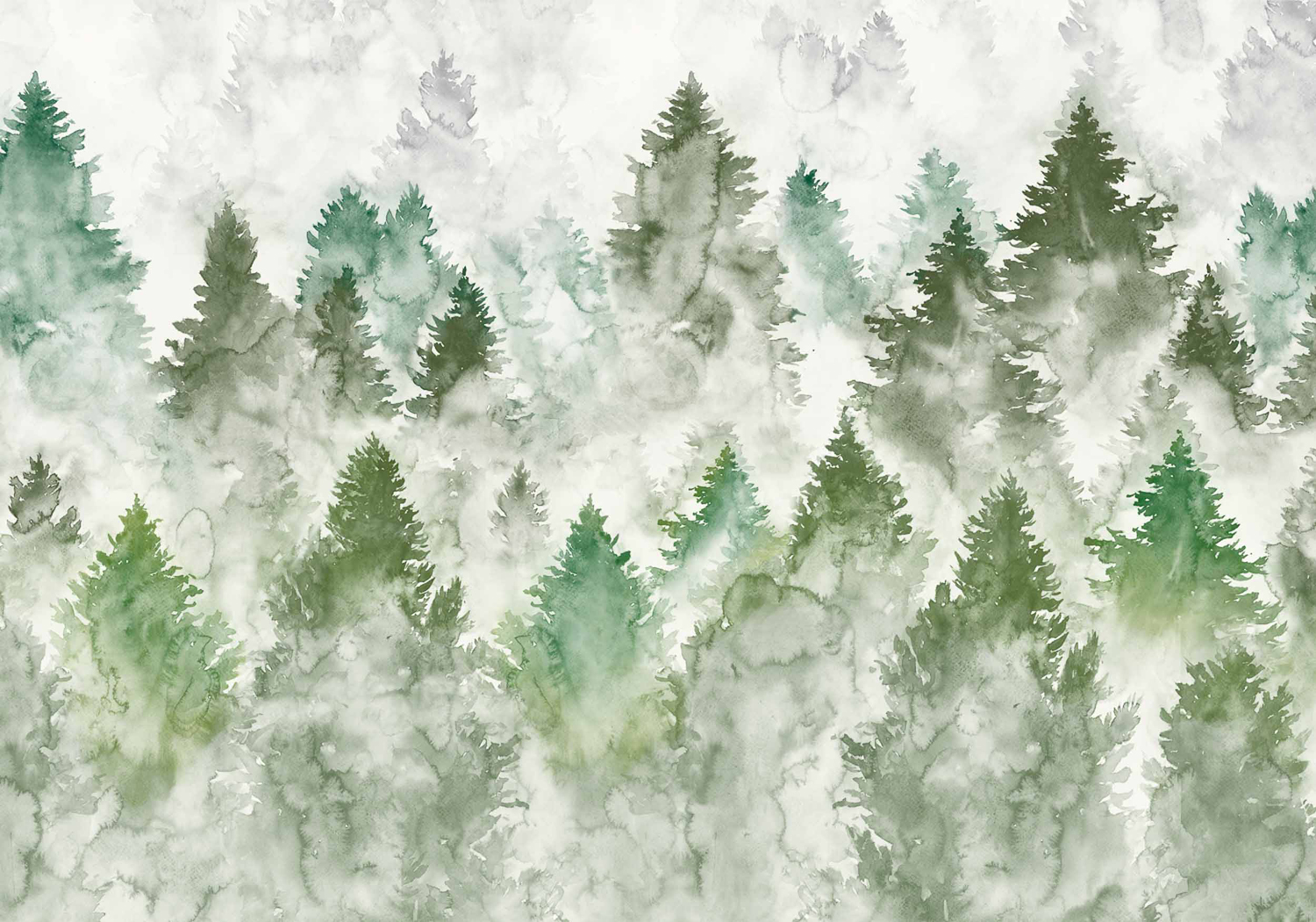Wandbild Mendia - Menta