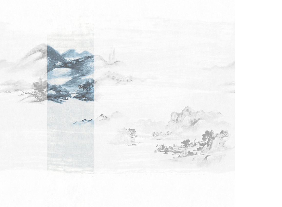 Wandbild Kawa - Blue Panel 2