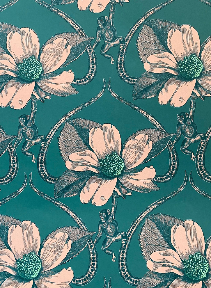 Wallpaper Monkan - Seagreen