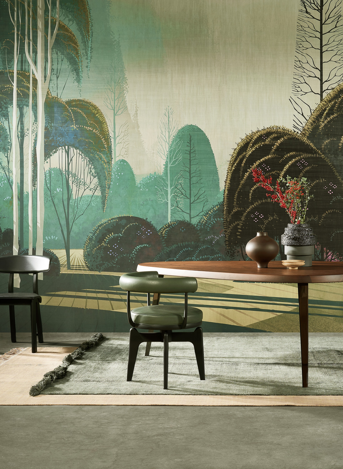 Wandbild Le Jardin Mystique