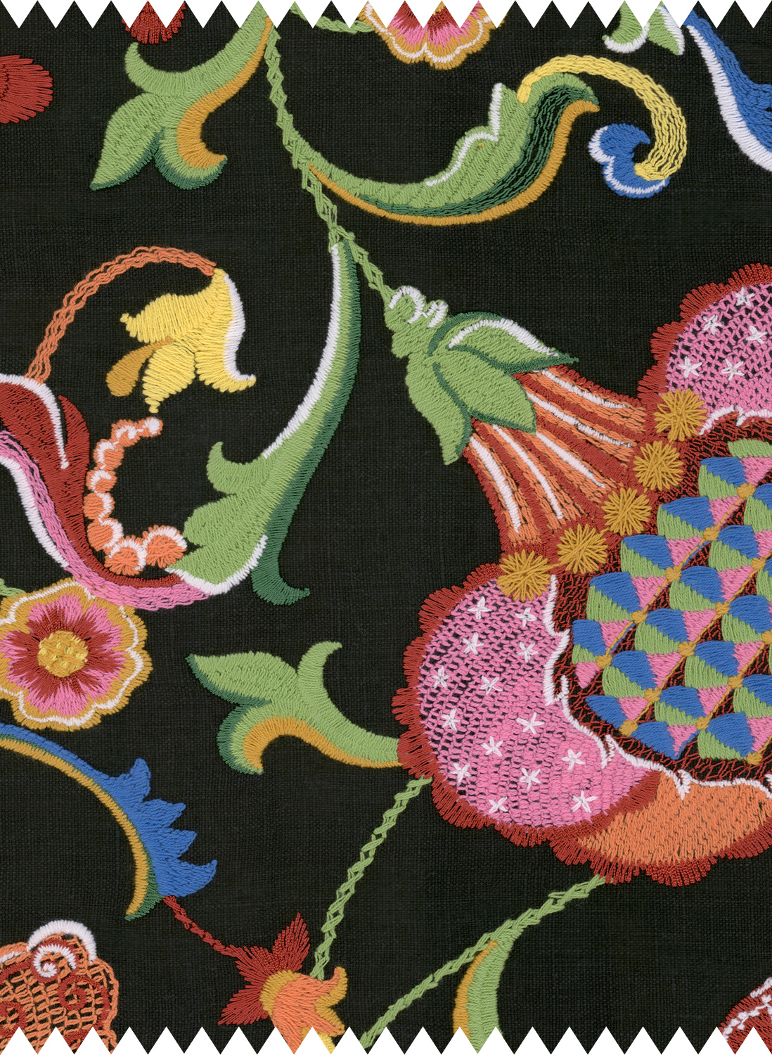 Fabric Al Fresco - Embroidered
