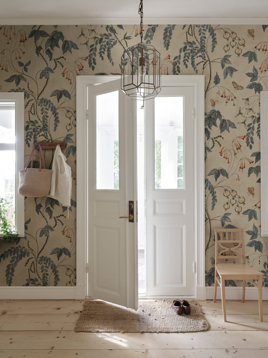 Wandbild Ottilia - Misty Blue