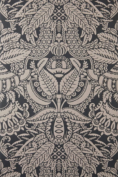 Tapete Orangerie - Off-Black/ Charleston Gray