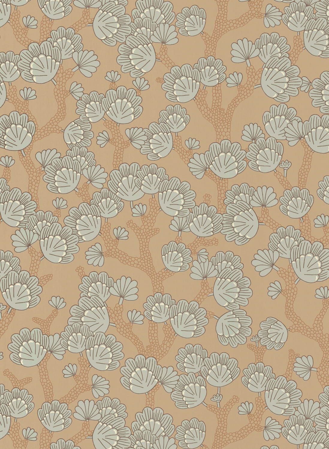 Tapete Beachy Breeze - Milky Coconut Brown