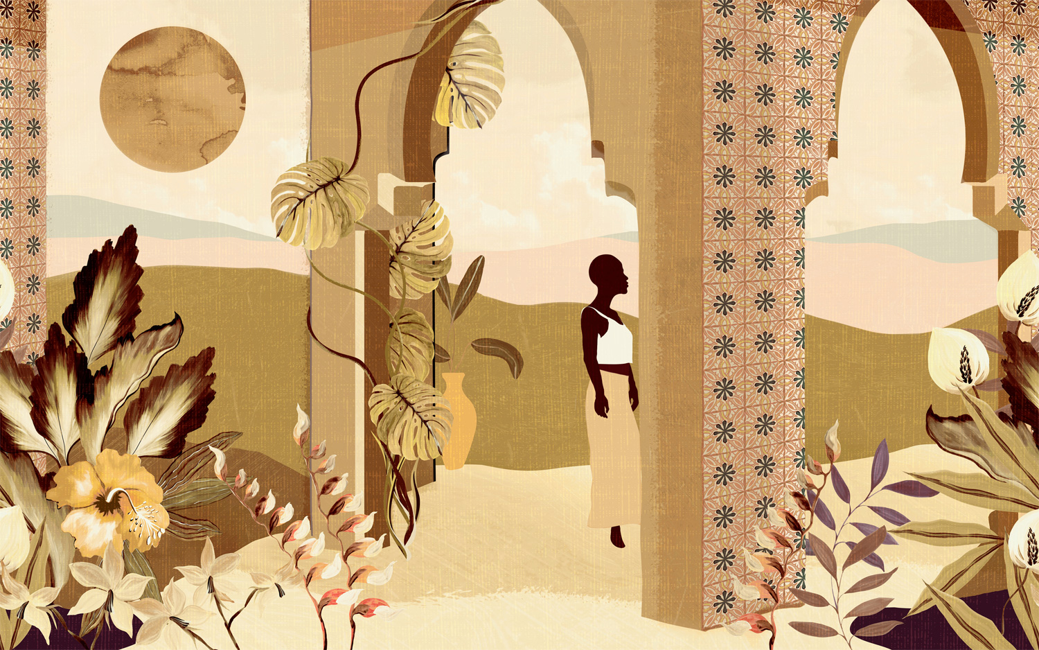 Wandbild Les Mysteres De Madagascar - Dune