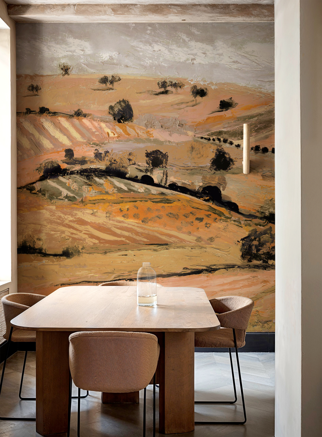 Wandbild Quijote - Orange
