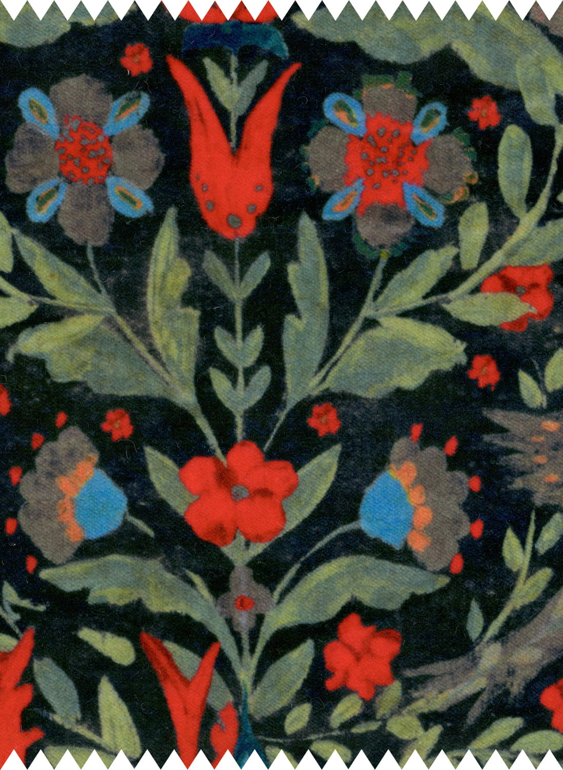 Fabric Der König Black - Velvet