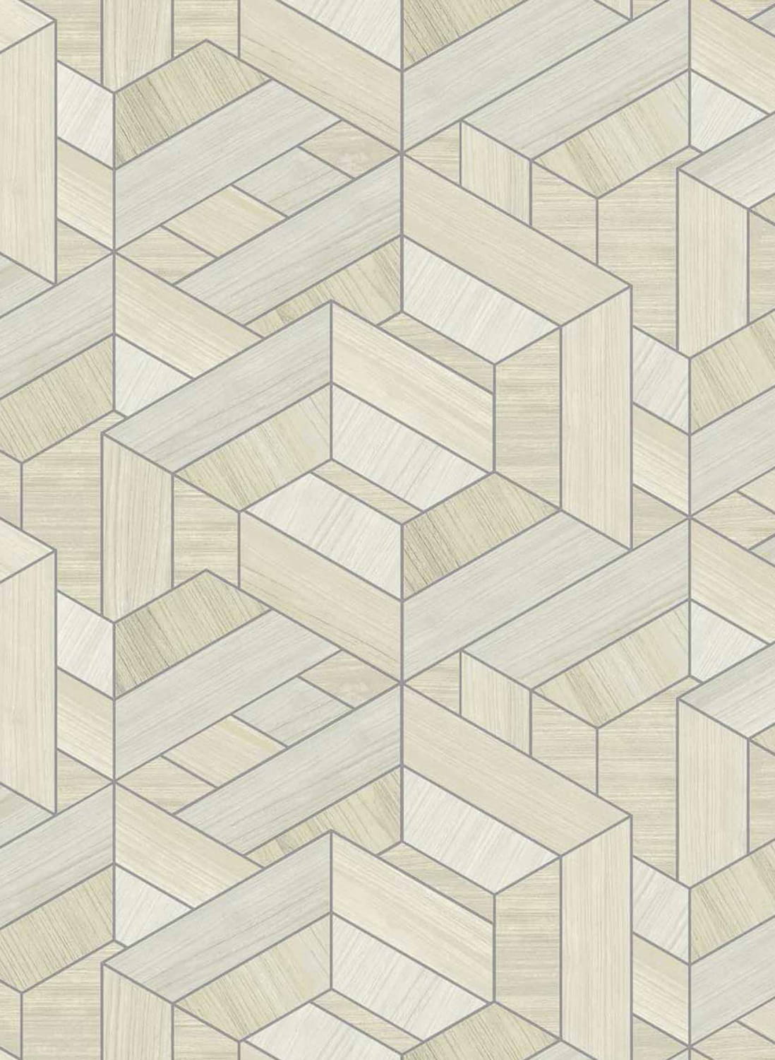 Tapete Hexagon - Swan
