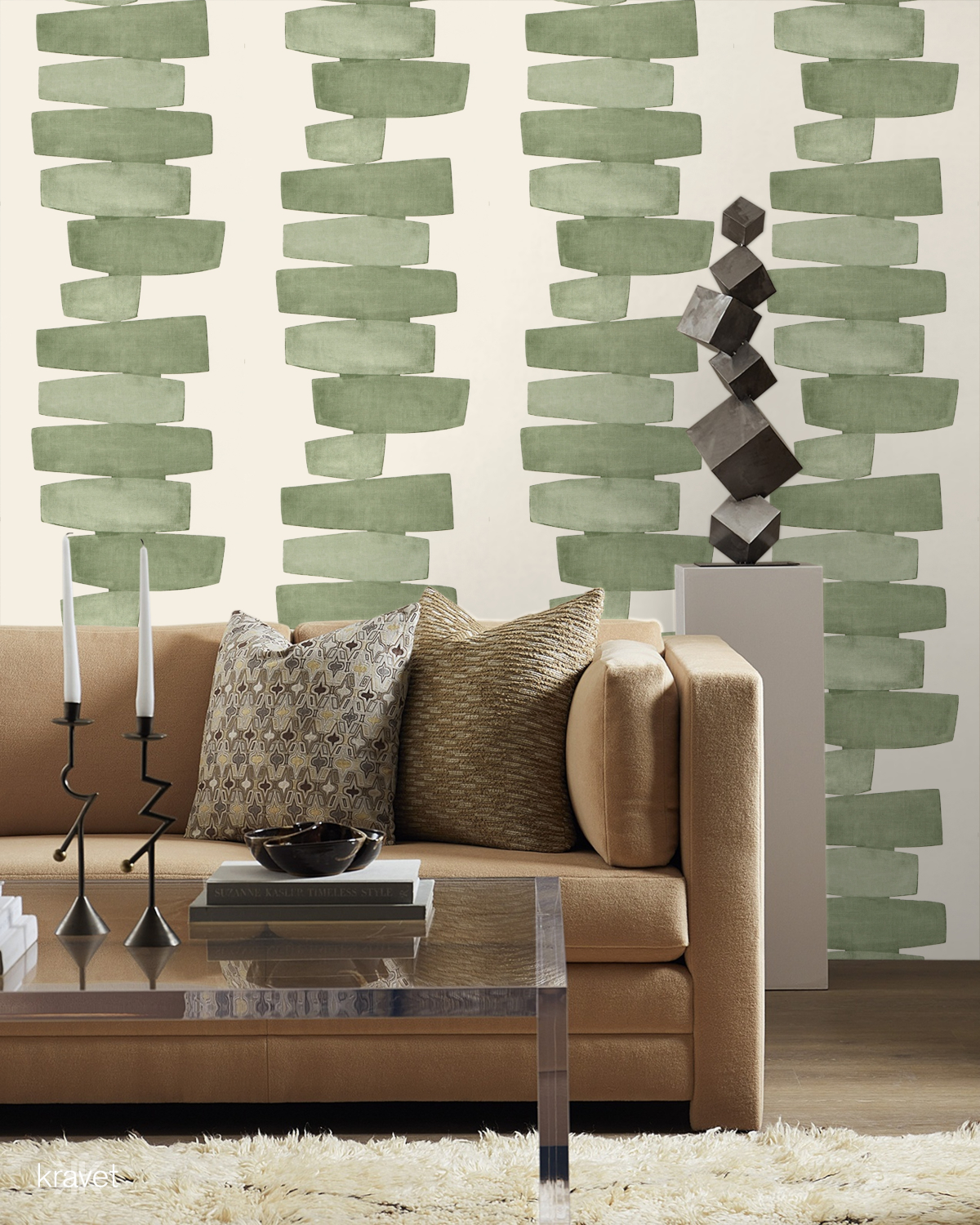 Tapete Stacked - Leaf