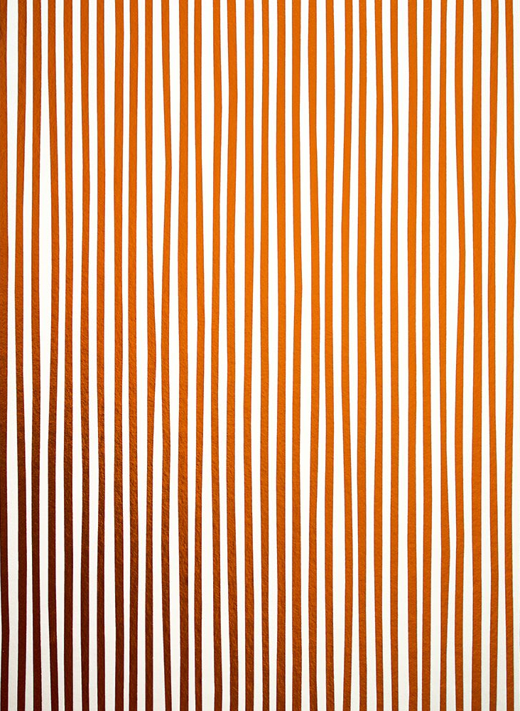 Tapete Stripes / Strepen - Copper / Koper