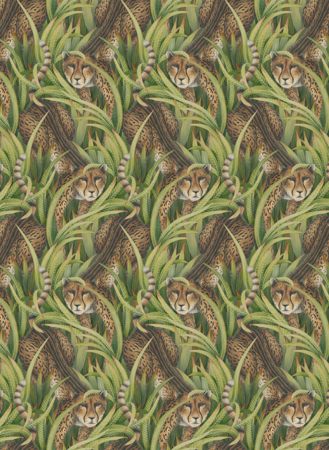 Tapete Cheetah Prowl - Grass
