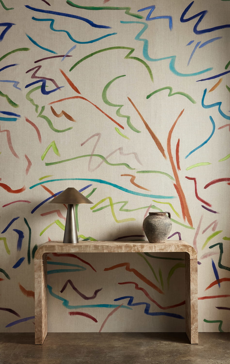 Wandbild Pintura - Majorelle/ Spice/ Forest