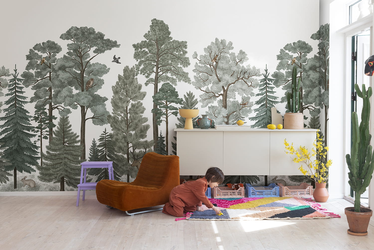 Wandbild Scandinavian Bellewood - Animal