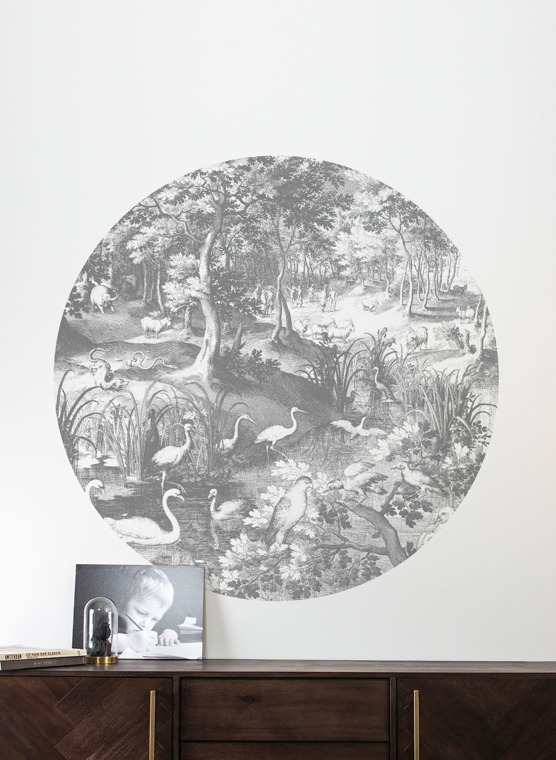Wandbild Engraved Landscapes 13 Circle