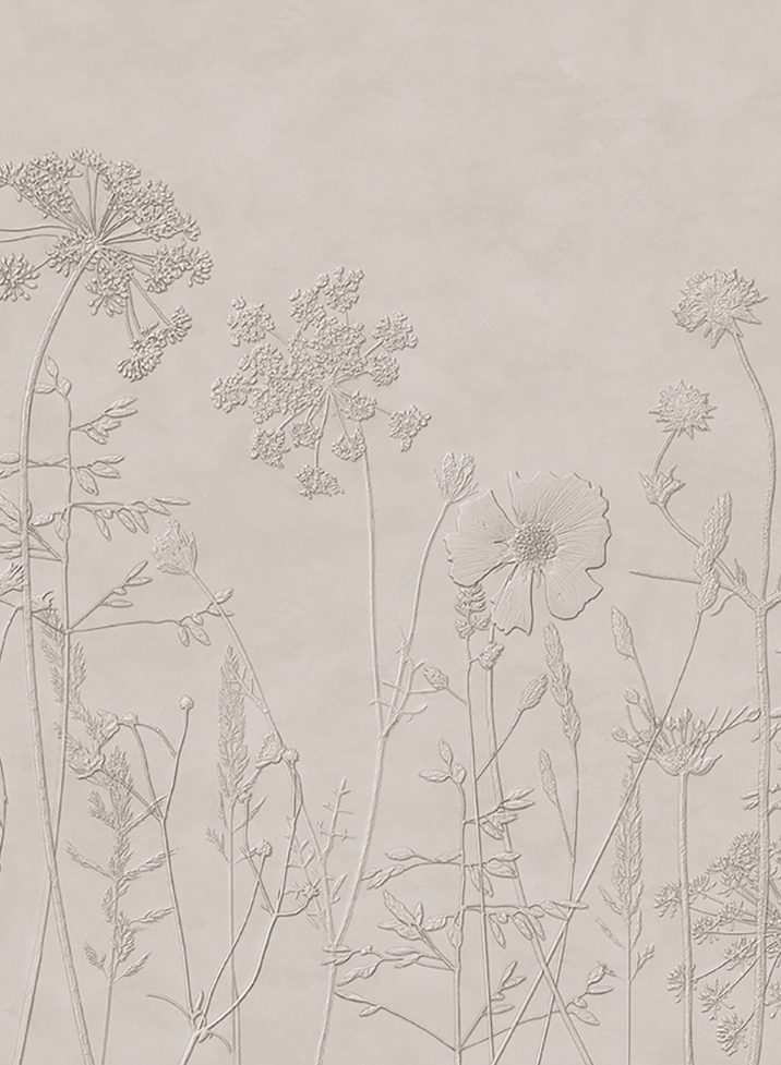 Wandbild Silhouette Flowers - 350702