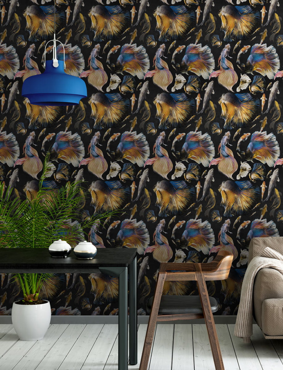 Tapete Goldfish - Anthracite