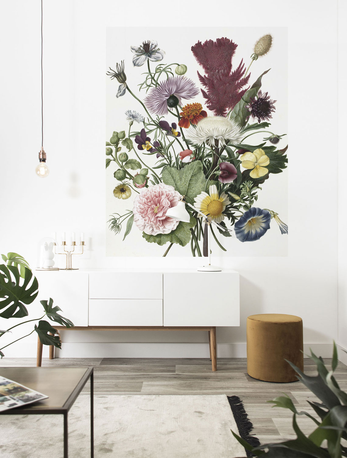 Papier peint panoramique Wild Flowers 1 - XS
