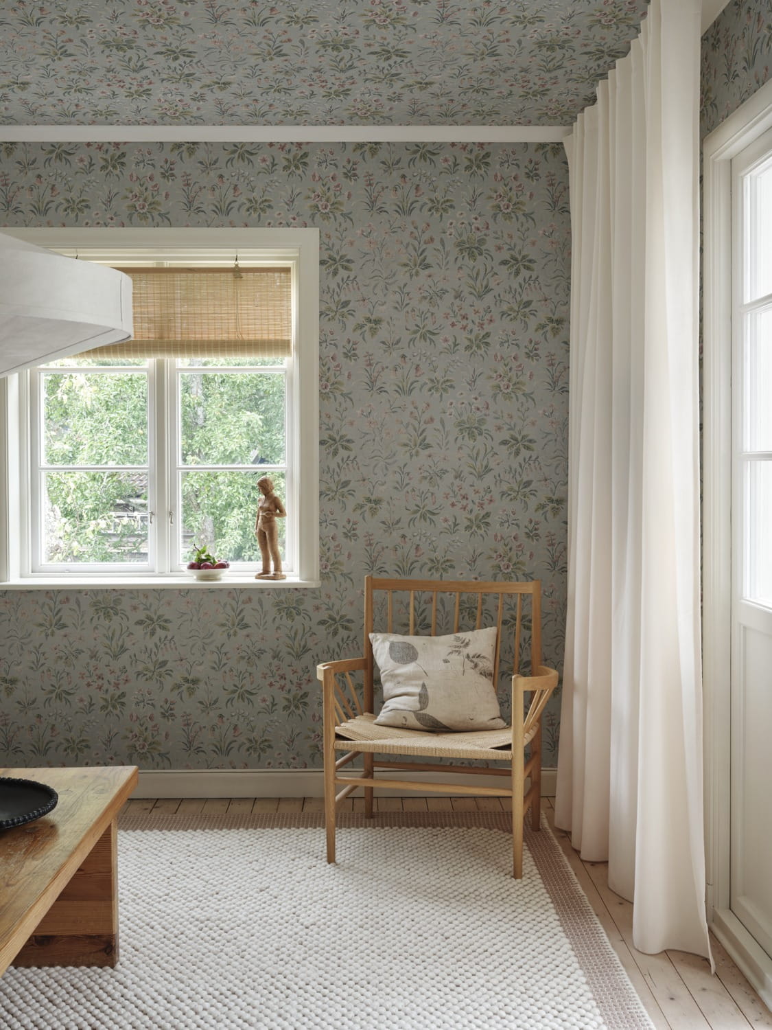 Wandbild Ania - Misty Blue
