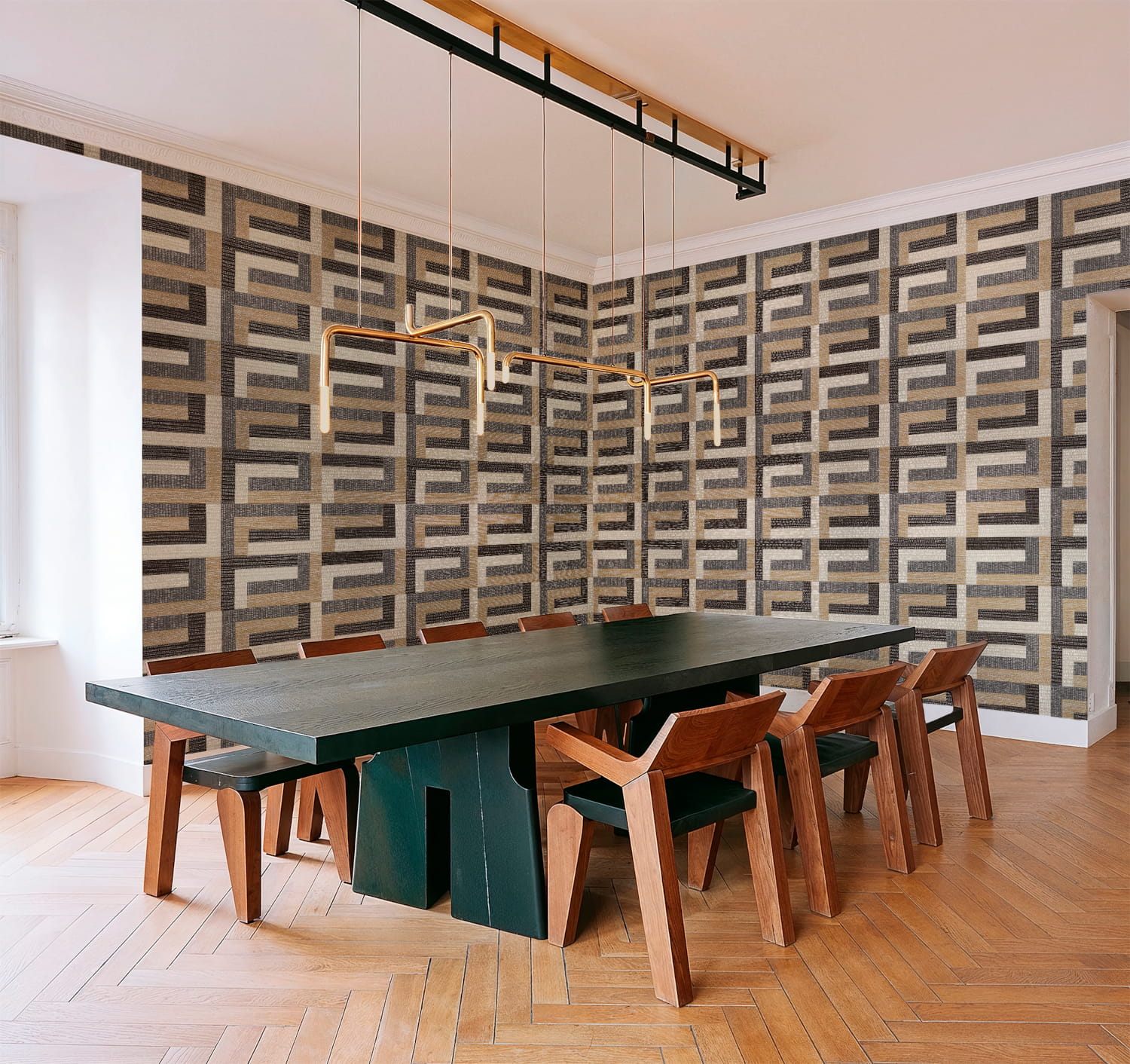 Wandbild Mashrabiya - Silver