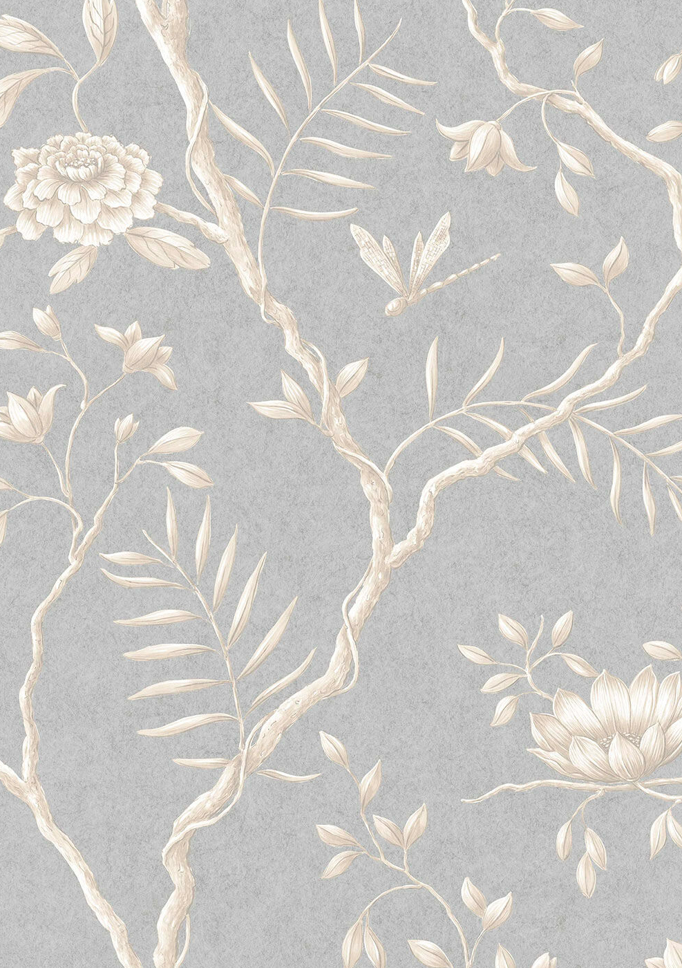 Wallpaper Jasper Peony - Smoke