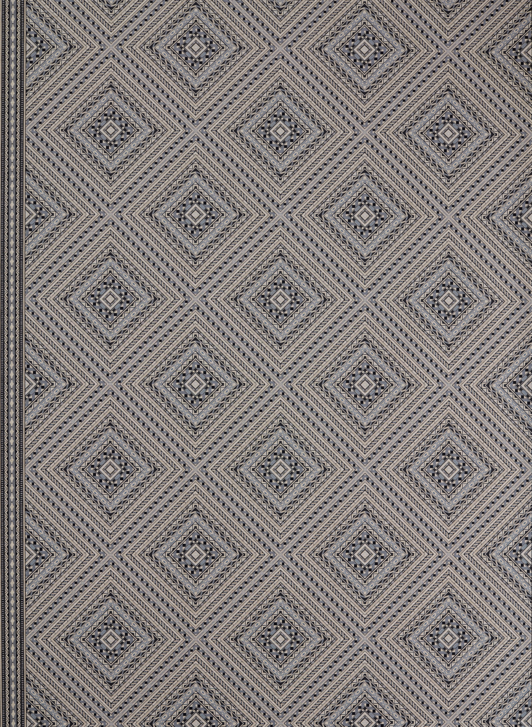 Tapete Marquetry Trellis - Slate