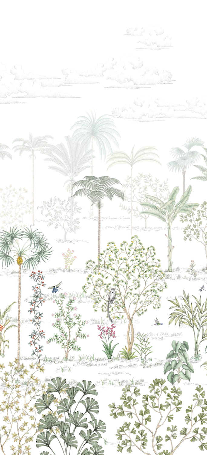 Wallpaper Sur la route de Samarcande - Naturel Panel A