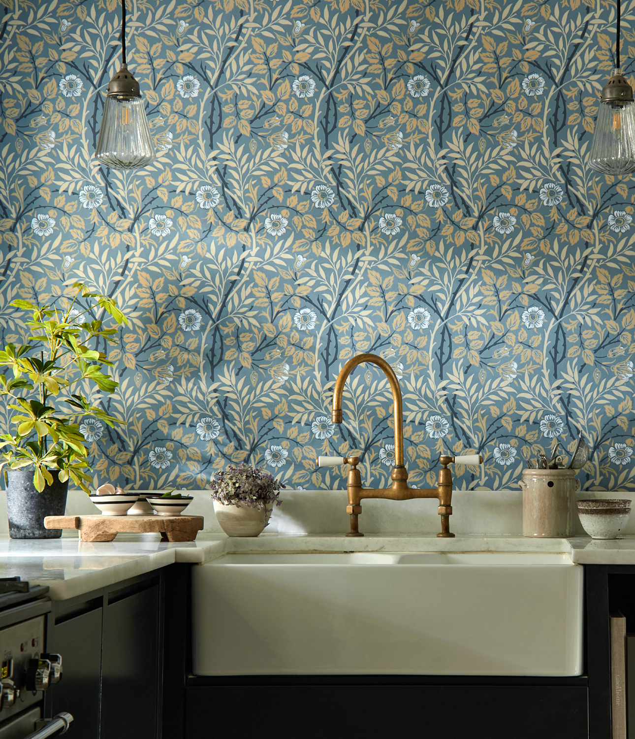 Tapete Sweet Briar - Mineral/ Linen