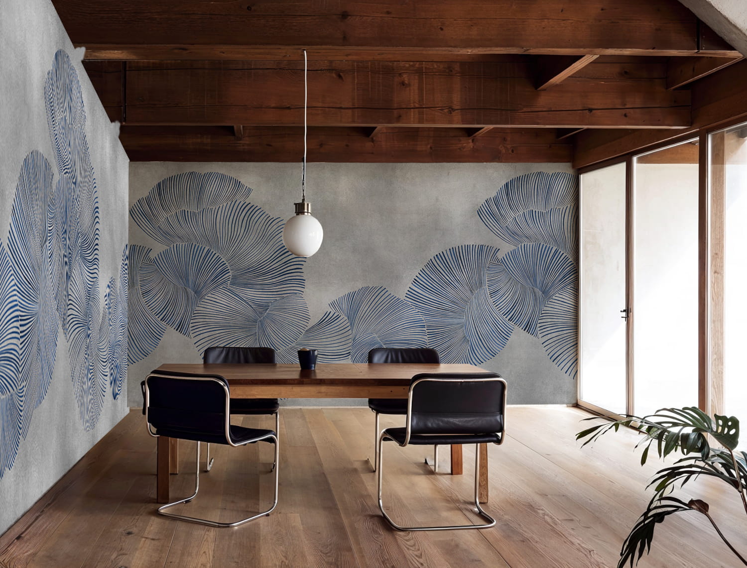 Wandbild Diving Moment - Silver