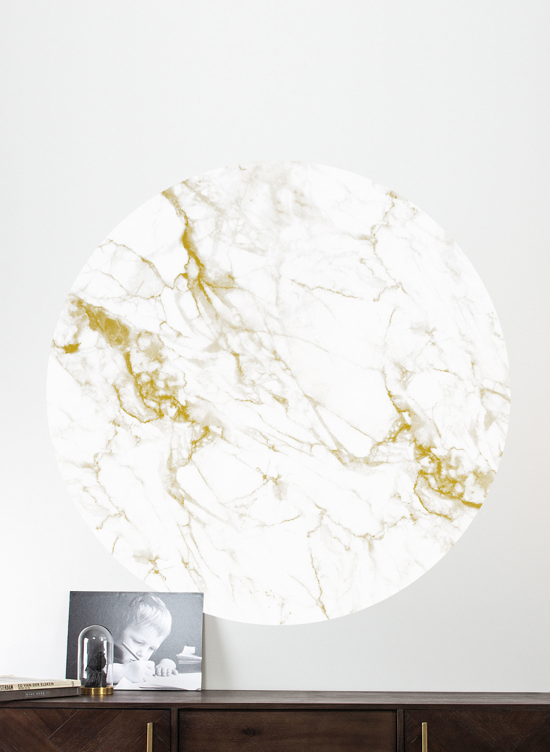 Wandbild Marble 5 Circle