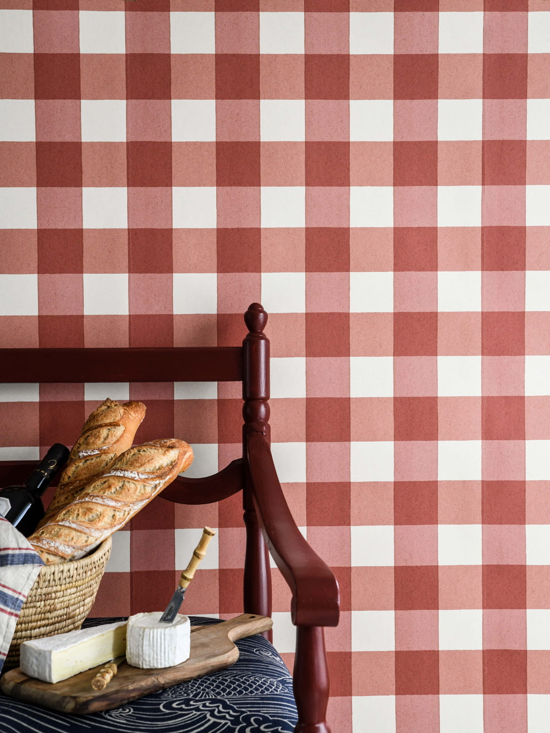 Wandbild Picnic - Brick Red
