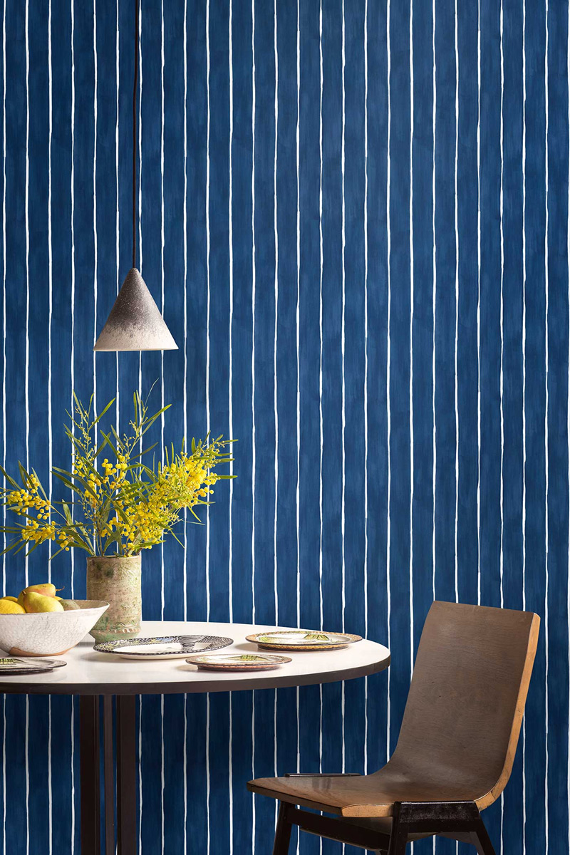 Tapete Marquee Stripe - Ink