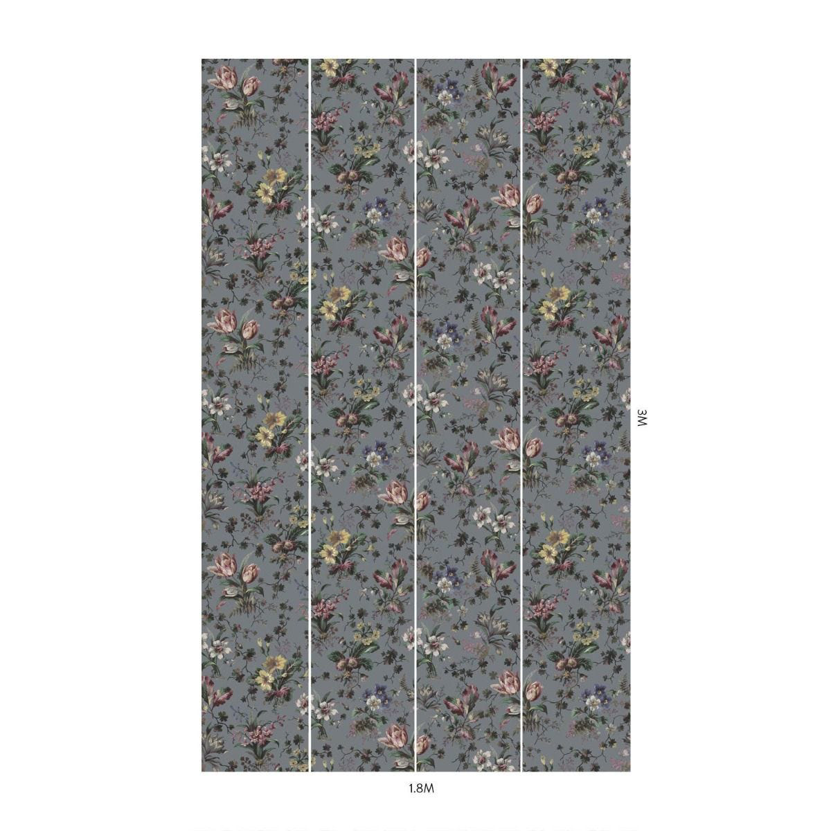 Tapete Tulipa - Pewter