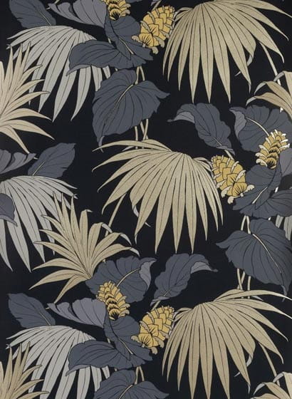 Tapete Vernazza - Black/ Gold