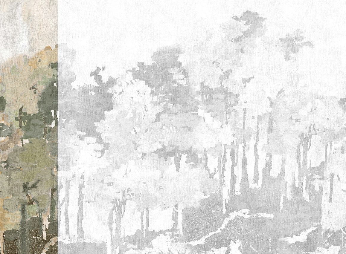 Wandbild Funes - Sepia Panel 1