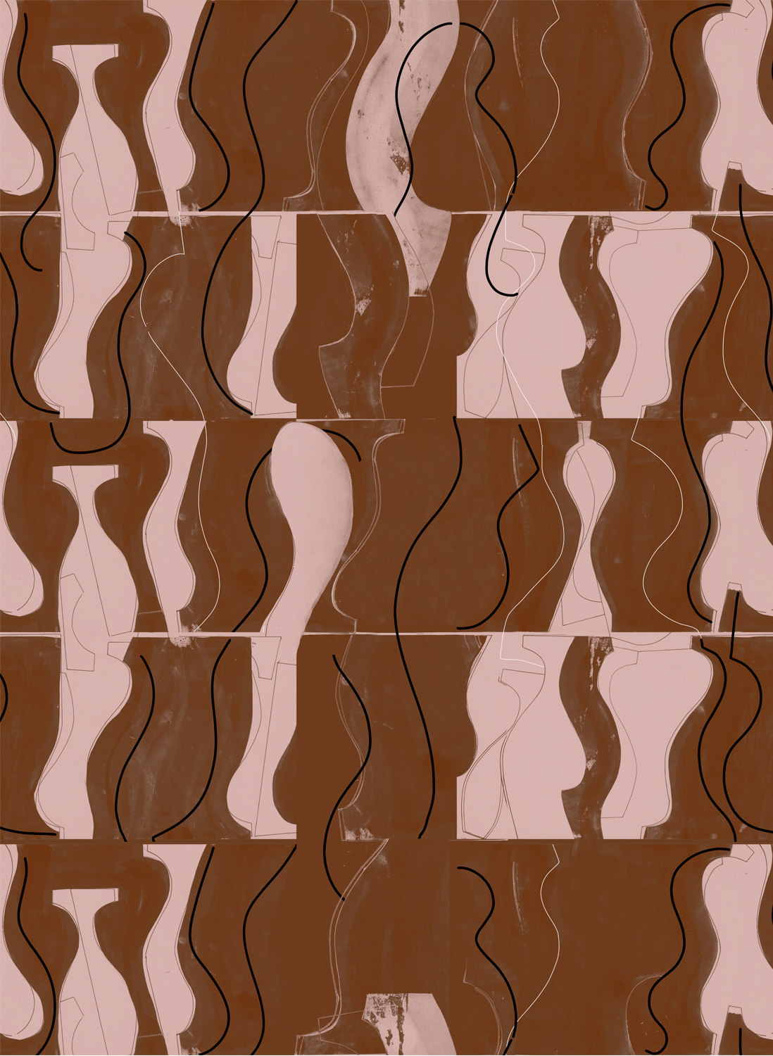Wandbild Archeological - Terracotta