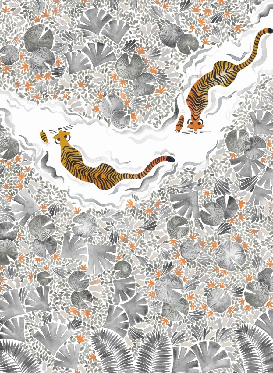 Wandbild Tigres Gris - C 7/8/9