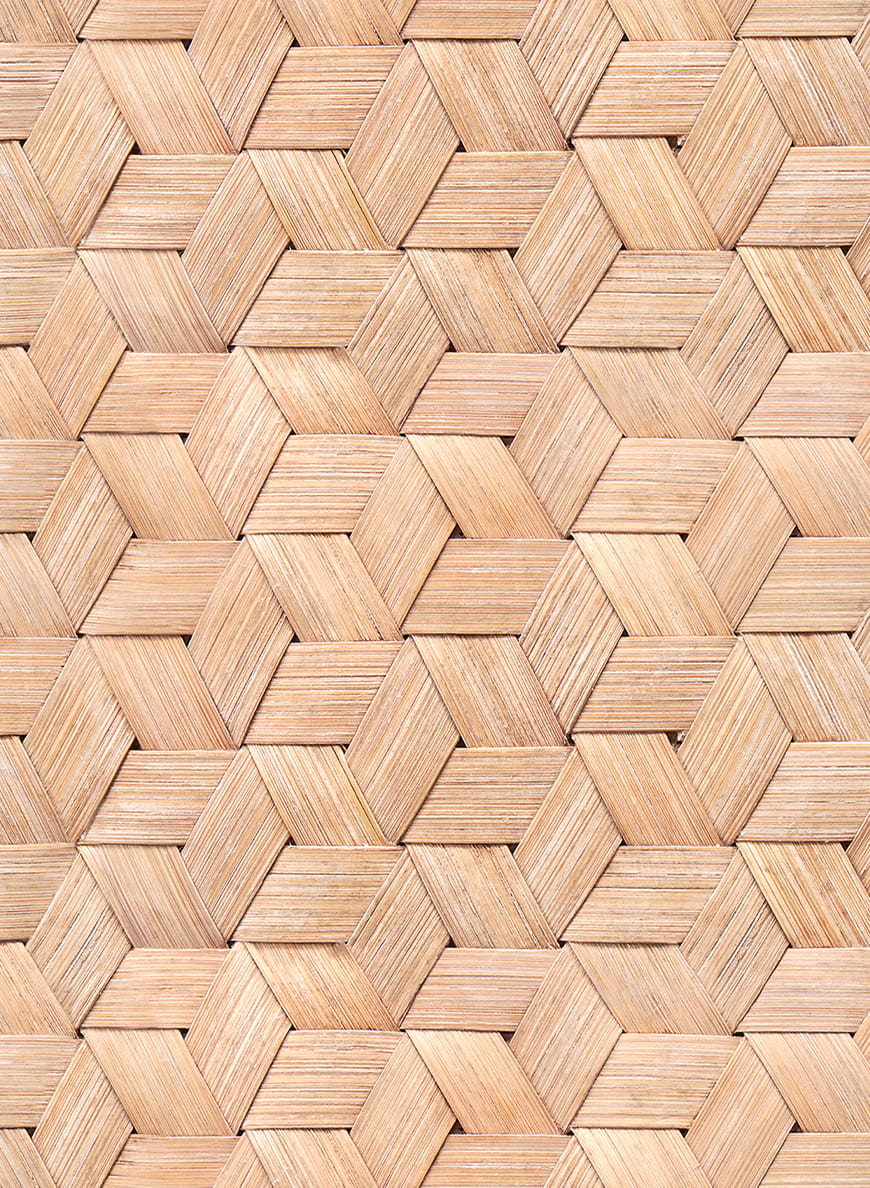 Tapete Small Birch Bark Braids - Nature