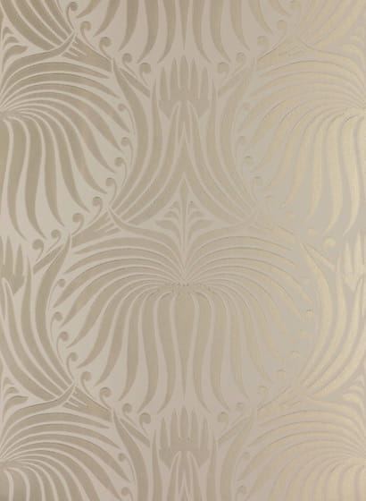 Tapete Lotus - Brown/ Gilver