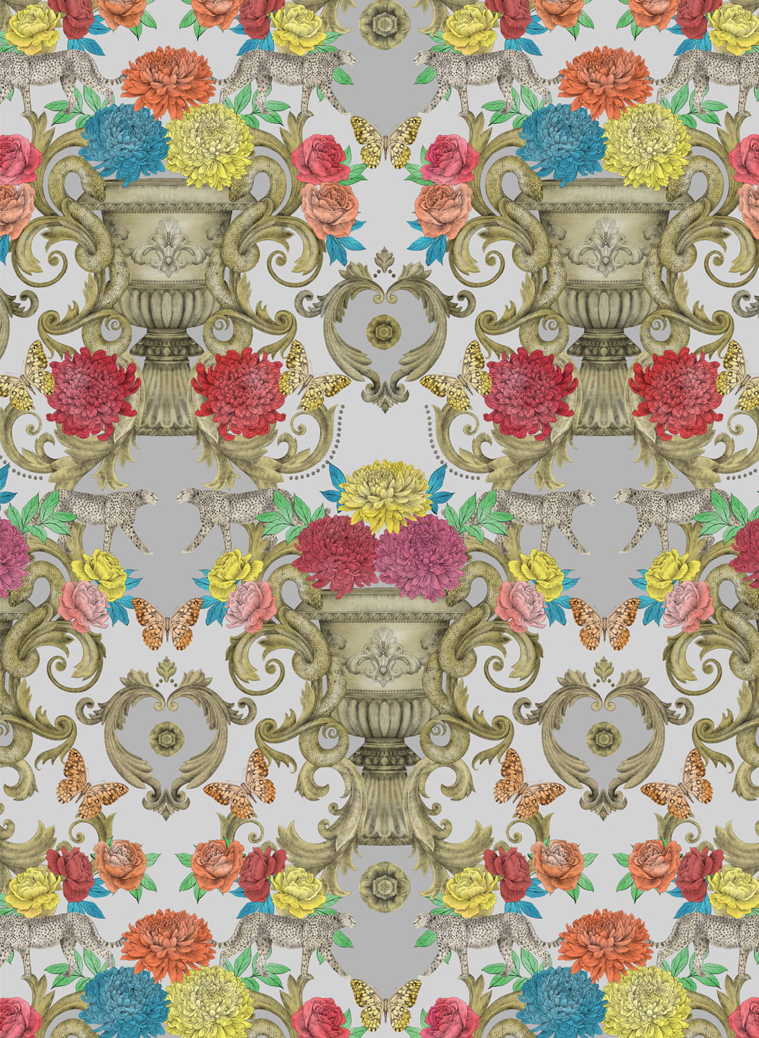Wallpaper Chateau - Silver