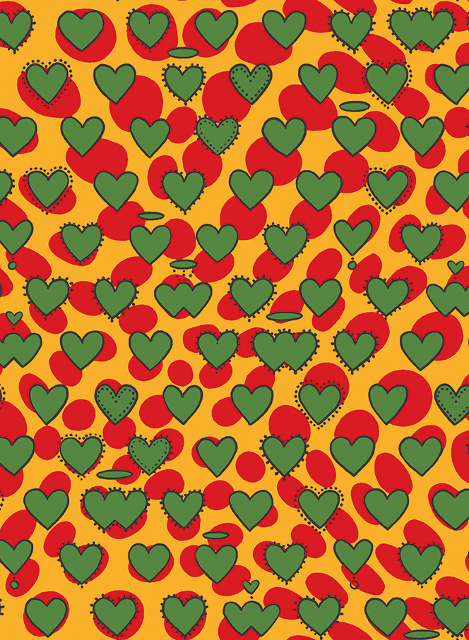 Tapete Psyco Cuori - 25501