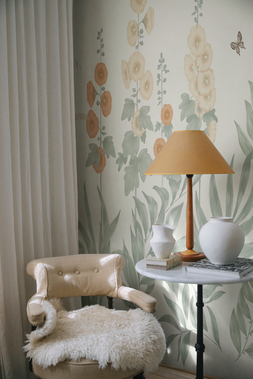 Wandbild Aino - Peach