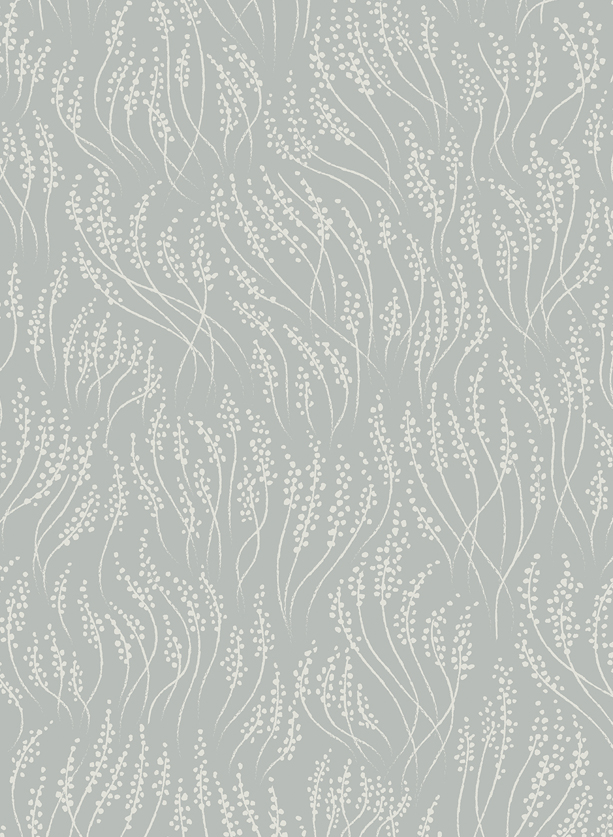 Tapete Meadow - Dusty Mid Blue
