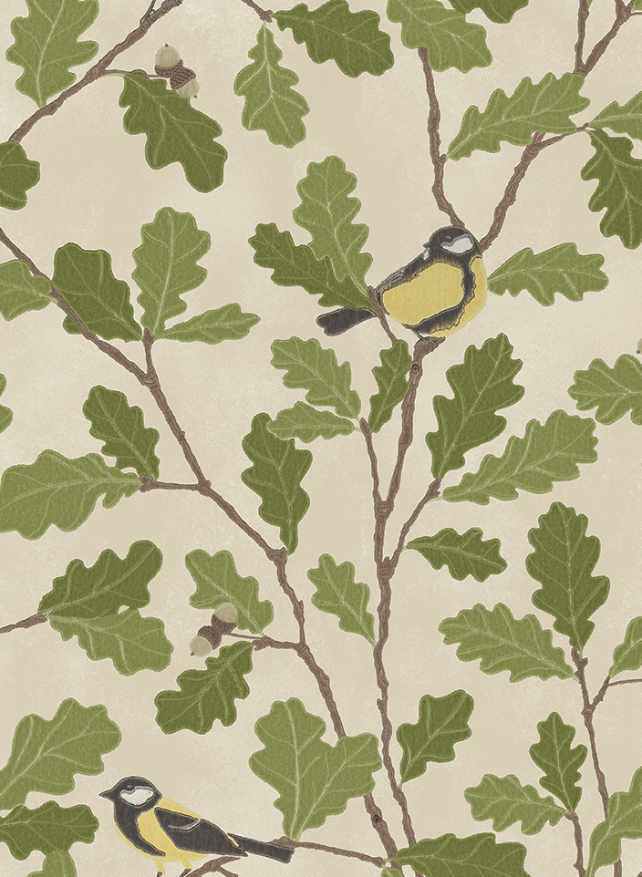 Wandbild Waldemar - green