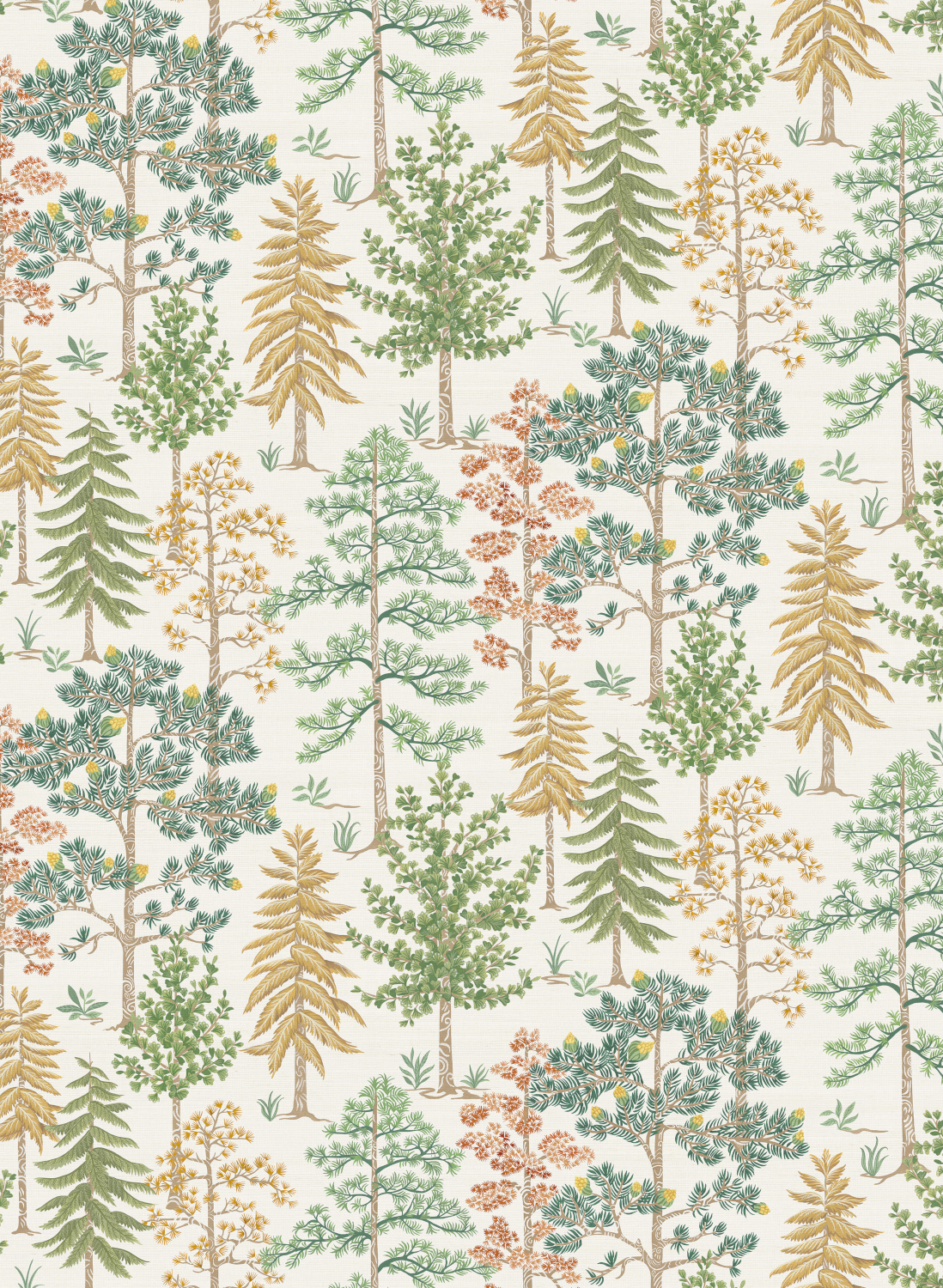 Tapete Vana - Leaf/ Ochre