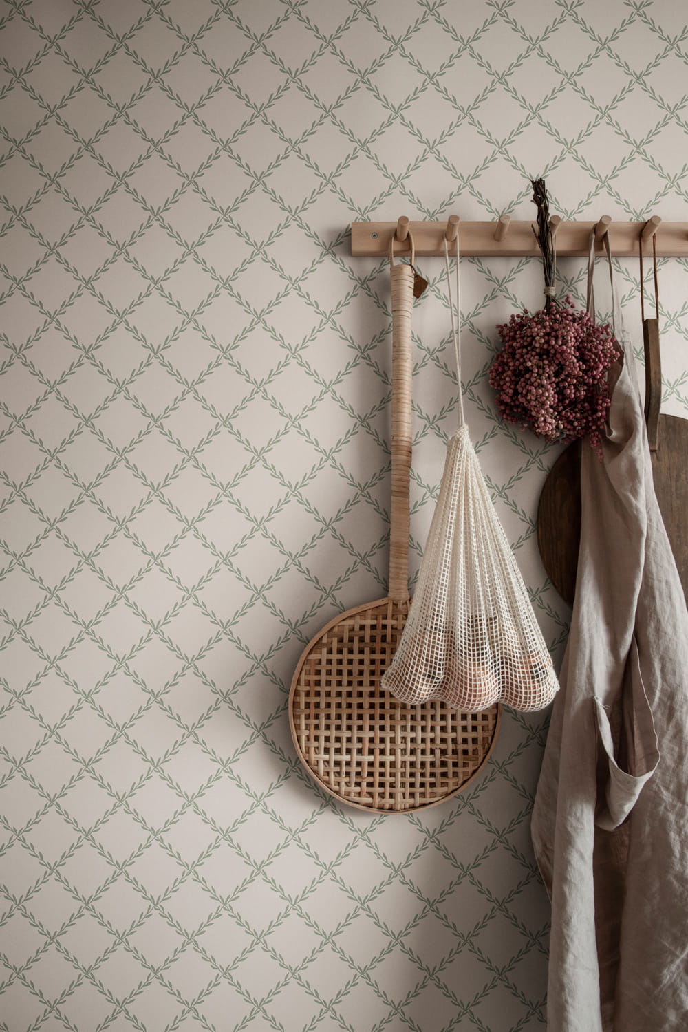 Tapete Trellis - Forest Green