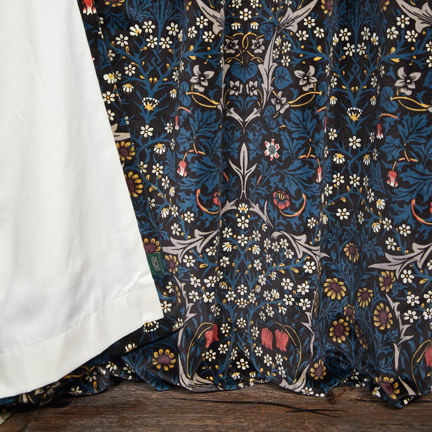 Stoff Blackthorn - Velvet - Teal