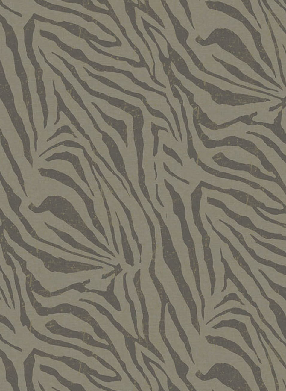 Wandbild Zebra - Olive