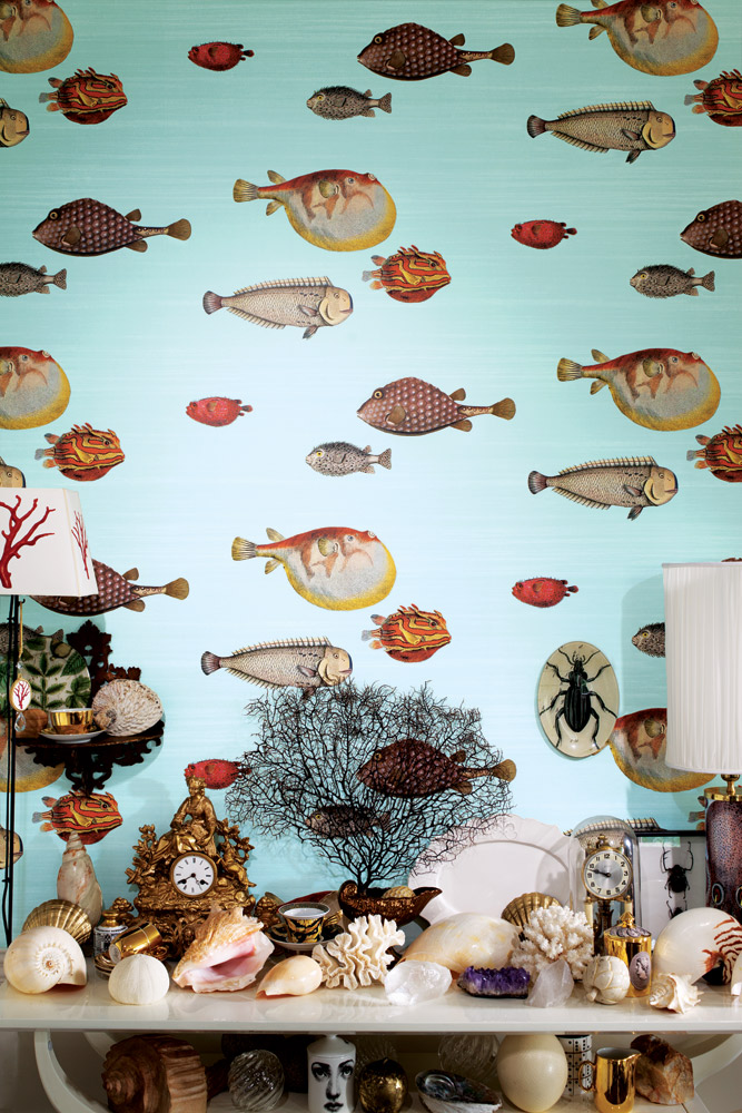 Tapete Acquario - Print Room Blue